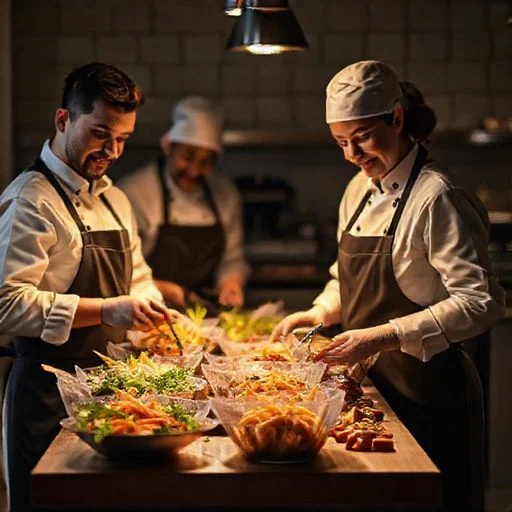 Monochrome still life of an antique typewriter with a stack of blueprints and elegant design sketches, symbolizing strategic planning and creative direction.